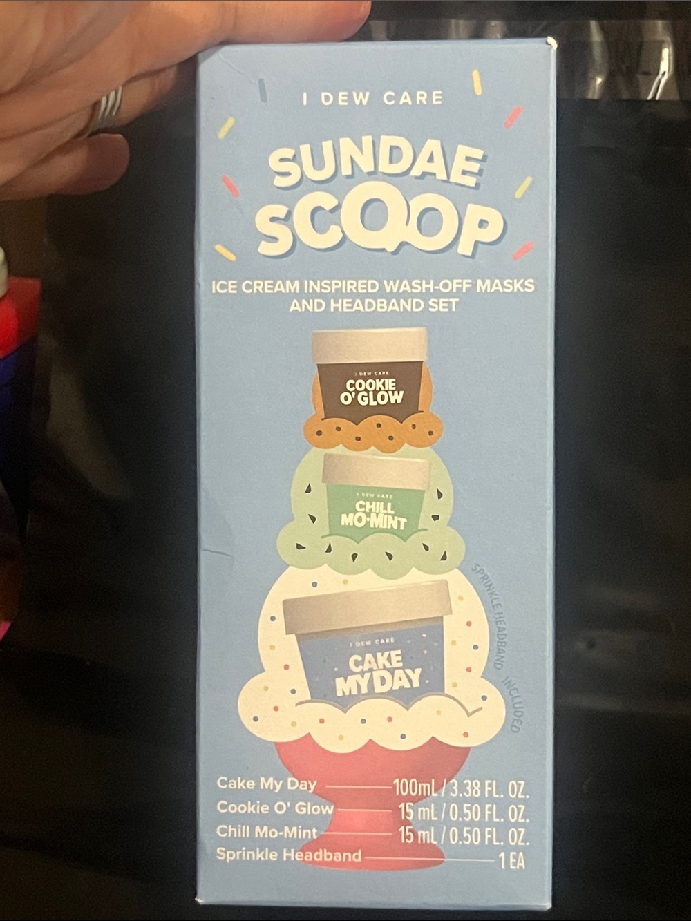 I DEW CARE Sundae Scoop Wash-Off Mask Set — Blue - Picture 3 of 5